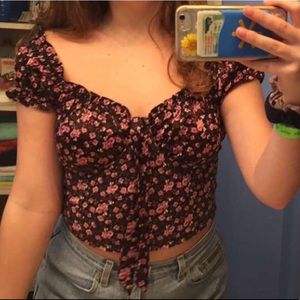 floral wild fable blouse